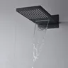 Ensemble douche thermostatique encastré mural doré… – vue 6