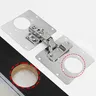 Plaque de réparation de charnière en acier inoxydable – vue 2