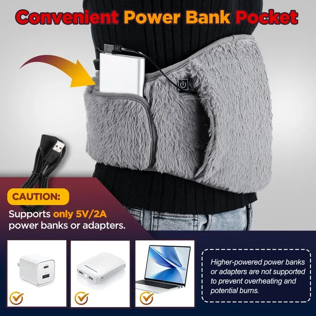 Coussin chauffant électrique ceinture de taille… – vue 4