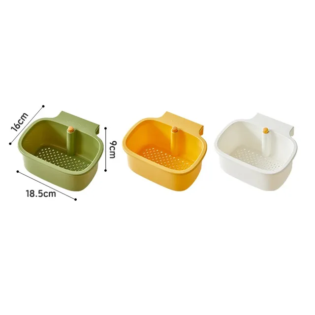 Panier de vidange de cuisine de forme carrée – vue 2