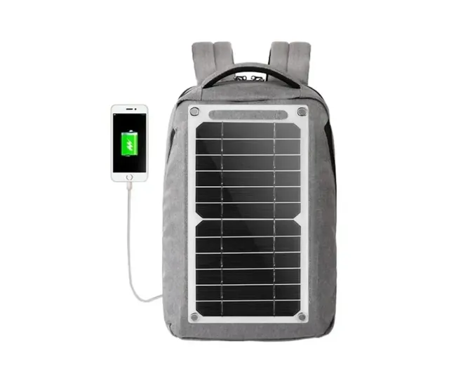 Le panneau solaire peut être fixé au sac à dos 5-35W USB… – vue 4