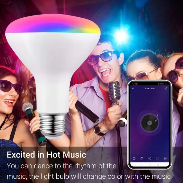 Tuya-Ampoule LED Intelligente – vue 2