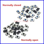 10PCS 3*6*2.5 aucun Micro Interrupteur normalement fermé 3*6 SMD Touch Silica Gel 4*6 NC bouton souple 3x6x