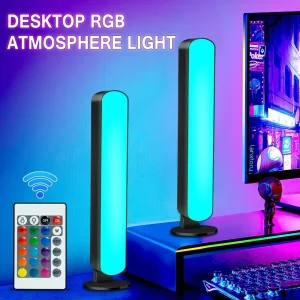Lampe LED Intelligente avec Contrôle du Son et Déconnexion, Éclairage Ambiant, Musique RVB, Dangthm, Contrôle par Application, pour la Télévision, les Jeux, Décoration de Bureau, 514up Lampe LED Intelligente avec Contrôle du Son et Déconnexion, Éclairage Ambiant, Musique RVB, Dangthm, Contrôle par Application, pour la Télévision, les Jeux, Décoration de Bureau, 514up