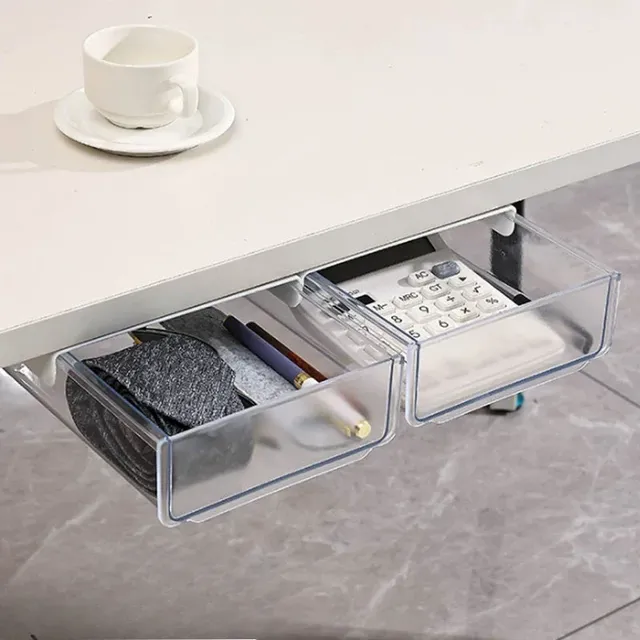 Sous le bureau tiroir boîte de rangement bureau tiroir… – vue 3