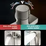 Robinet de baignoire cascade gris avec douchette à main… – vue 3