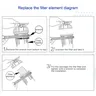ATWFS filtre purificateur d'eau 5 microns 4x10 "ppf… – vue 5