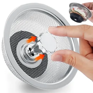 Filtre d'évier de cuisine en acier inoxydable