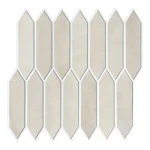 panneaux muraux géométriques tridimensionnels texturés aspect céramique mat beige sable PVC durable adhésif renforcé autocollant découpable flexible imperméable