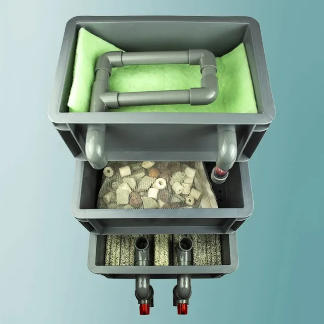 Système filtration eau aquarium décanteur plastique… – vue 2