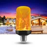 E27 E14 LED lumière à effet de flamme dynamique 12W… – vue 2