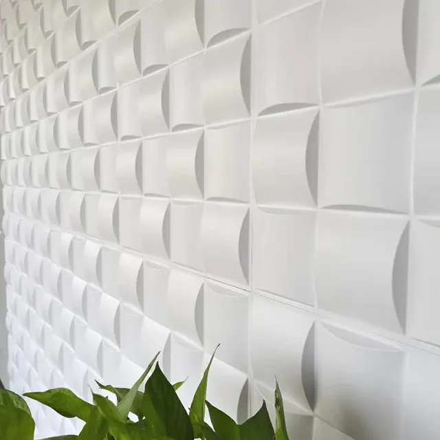 30x30 cm panneau mural 3D géométrique solide 3d pierre… – vue 6