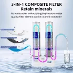 Purificateurs d&rsquo;eau du robinet système de Filtration filtre à eau de cuisine robinet filtre en céramique percolateur adoucisseur d&rsquo;eau Machine de traitement