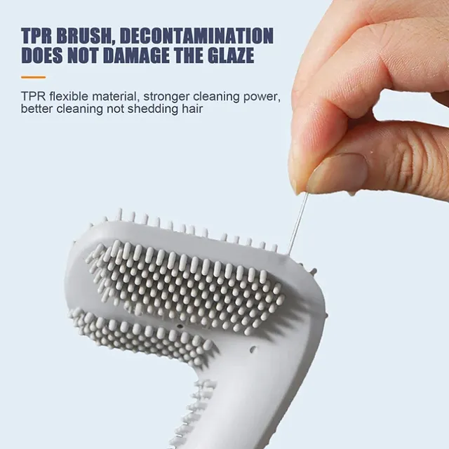 Ensemble de brosses de toilette de Golf en Silicone – vue 2