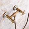 Robinets de douche rétro en laiton Antique – vue 4