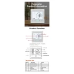 Y51A-16A Tuya Wifi intelligent Thermostat eau électrique chaud chauffage au sol eau gaz chaudière régulateur de température pour Alexa