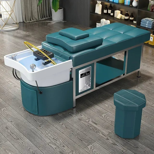 Salon de coiffure haut de gamme bassin en céramique lit… – vue 3
