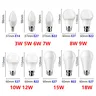 Ampoule LED à économie d'énergie AC220V E14 E27 B22… – vue 2