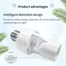 Support d'ampoule avec capteur de mouvement intelligent… – vue 1