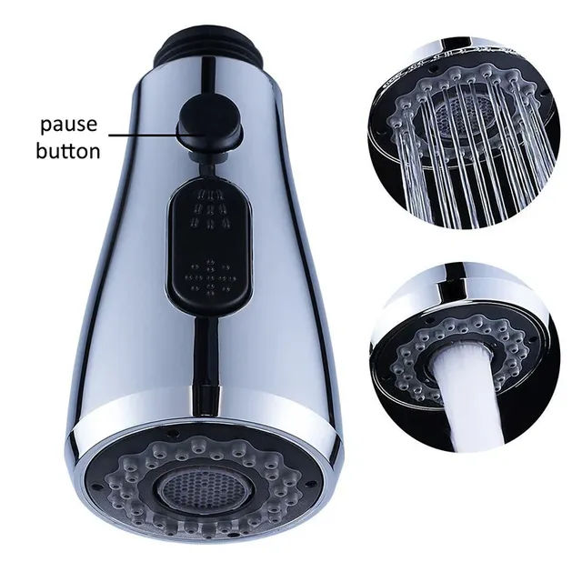 Pulvérisateur robinet cuisine blanc mitigeur arc haut… – vue 4