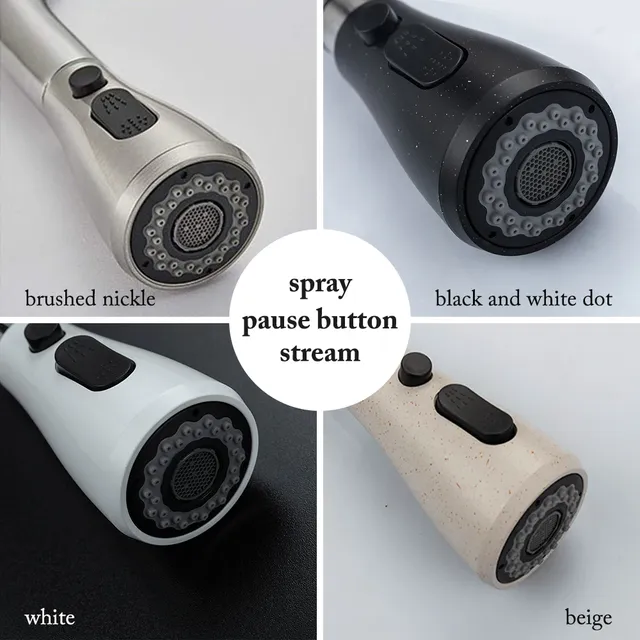 Mitigeur cuisine monobloc bec haut noir mat douchette… – vue 4