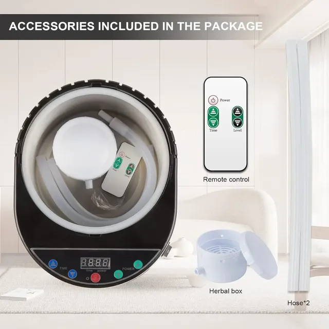 Sauna à vapeur infrarouge Portable 2 en 1 – vue 5