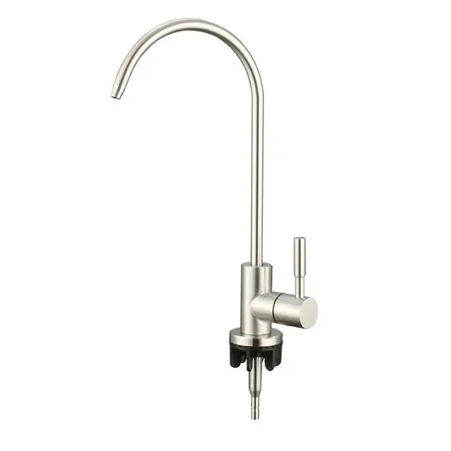 Robinet d'eau potable en acier inoxydable brossé – vue 4