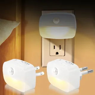 Détecteur de mouvement LED sous-meuble lumière prise US/EU LED lampe…