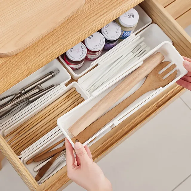 Organisateur tiroir plastique extensible réglable… – vue 3