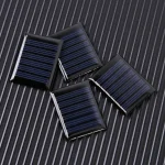 Panneau solaire polycristallin, 0.15W, 3V, pour éclairage de jardin, de rue, petit système d&rsquo;éclairage domestique, panneau de chargeur de cellules solaires