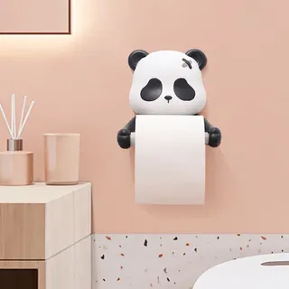Panda porte rouleau papier toilette mural autocollant résine hydrofuge…