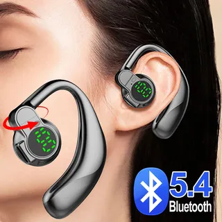 Écouteurs sans fil Bluetooth casque entièrement ouvert Conduction…