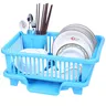 Égouttoir vaisselle plastique blanc compact surélevé… – vue 4