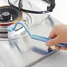 Brosse angulaire incurvée serpentine tête anglée poils… – vue 3
