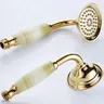 Pommeau douche main or rose rétro classique tête ronde… – vue 3