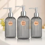 Conteneurs de douche pour shampoing, après-shampooing et lavage du corps, comptoir de salle de bain, bouteilles de shampoing, distributeur de carrosserie pour douche