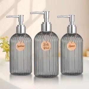 Conteneurs de douche pour shampoing, après-shampooing et lavage du corps, comptoir de salle de bain, bouteilles de shampoing, distributeur de carrosserie pour douche Conteneurs de douche pour shampoing, après-shampooing et lavage du corps, comptoir de salle de bain, bouteilles de shampoing, distributeur de carrosserie pour douche