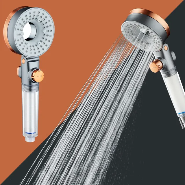 Pommeau douche double face trois modes filtrant anti… – vue 2