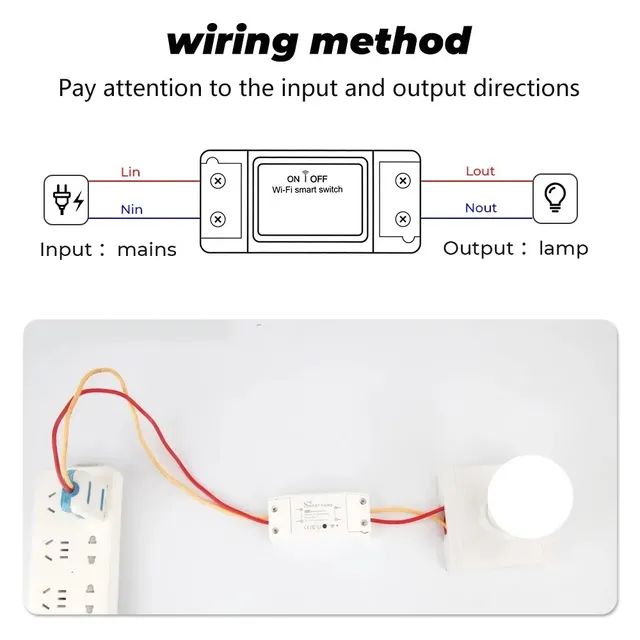 1pcs Wifi DIY Interruptor Smart Switch Sans Fil À… – vue 6