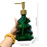 Distributeur savon liquide décoratif sapin stylisé vert… – vue 1