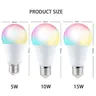 E27 lampe intelligente RGB LED ampoule télécommande… – vue 6