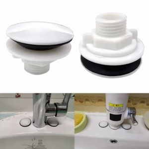 Couvercle de trou d&rsquo;évier de cuisine, 1 pièce, bouchon scellé de Drainage de robinet de lavabo, couvercles décoratifs, bouchon d&rsquo;eau, accessoires de salle de bains