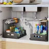 Sous l'évier 2 niveaux armoire coulissante panier… – vue 4