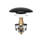 Bouchon d&rsquo;évier avec crépine, bouchon de vidange pour couvercle en céramique, installation facile, robuste et résistant à la rouille