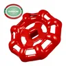 Volant vanne poignée métal émaillé rouge octogonal… – vue 3