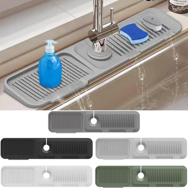 Tapis de protection contre les éclaboussures d'évier 24…