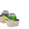 Porte éponge suspendu évier rangement compact silicone… – vue 6