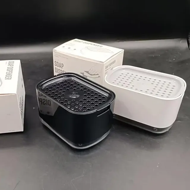 Distributeur de savon avec porte-éponge – vue 5