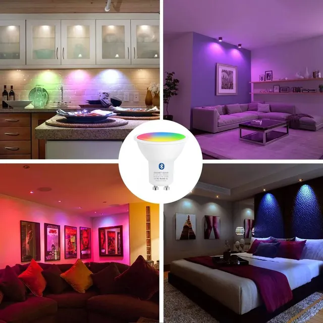 Tuya WiFi GU10 ampoule LED intelligente ampoule… – vue 5