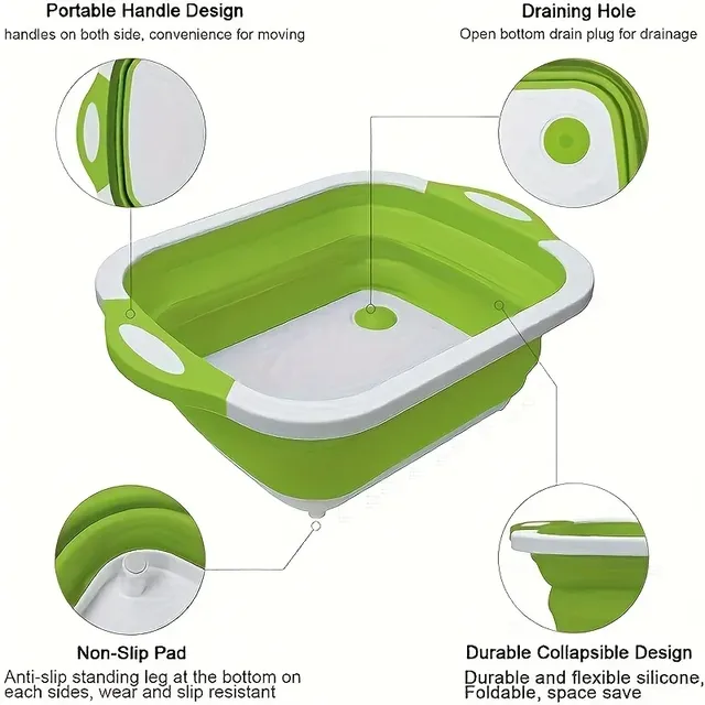 Bassin peu encombrant portable avec évier intégré et… – vue 5